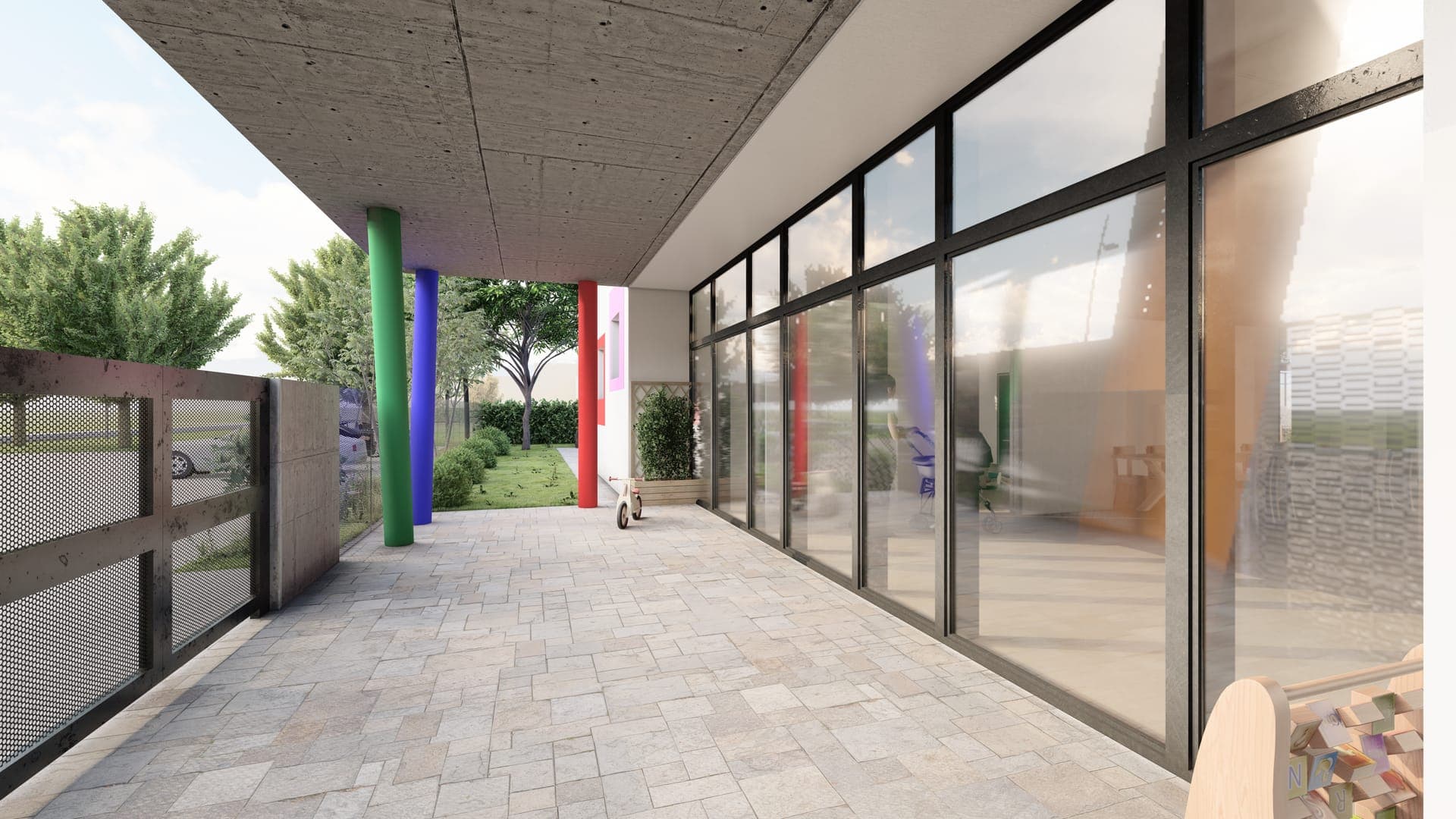 Realizzazione nuovo asilo comunale, riconversione con demolizione e ricostruzione di edificio pubblico esistente non gia' destinato ad asilo nido — foto 3