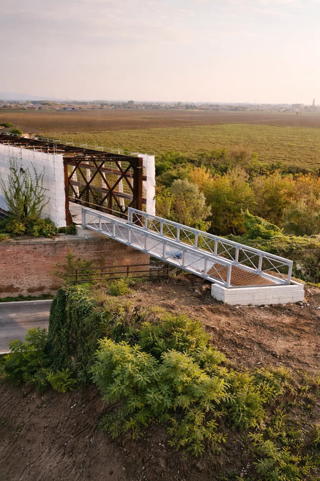 Ciclovia n°15 - Pista ciclabile sul sedime dell’ex ferrovia Treviso-Ostiglia tratto funzionale da Sossano (VI) a Cologna Veneta (VR) — foto 1