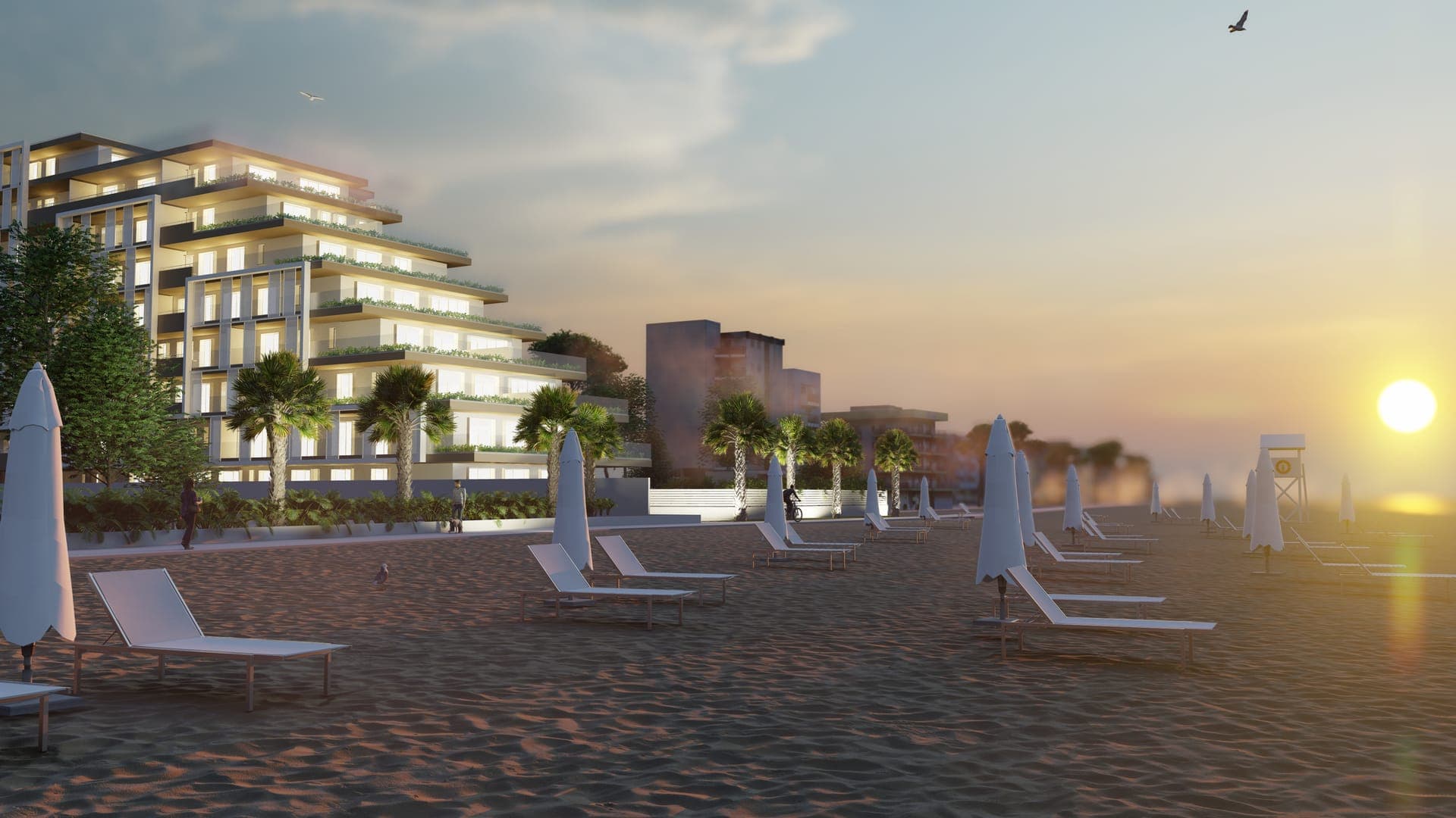 Riqualificazione area ex-hotel Tahiti – Lido di Jesolo con demolizione e ricostruzione con piano urbanistico convenzionato — ricettivo a Jesolo (VE)
